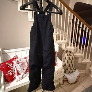 Lands' End Black Snow Bib Size 10 Slim